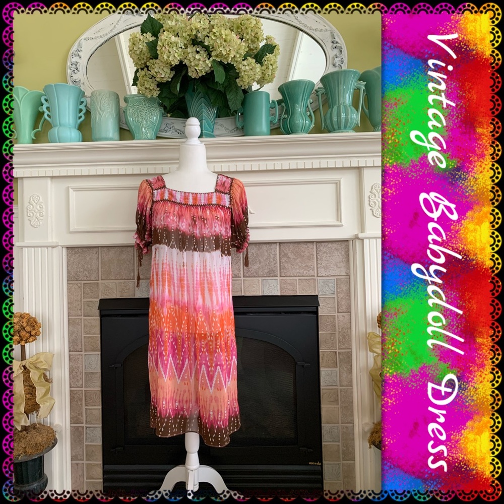 Vintage babydoll dress, size M/L